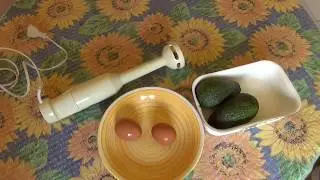 Stabmixer  BRAUN electronic , Hand blender, Making Avocado Salad