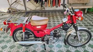 Honda Cub MD50 dọn d&aacute;ng CT m&aacute;y l&agrave;m lại ngon im d&agrave;n long tương đối sạch đẹp biển67 đ&atilde; ra 5số t&ecirc;n m&igrave;nh