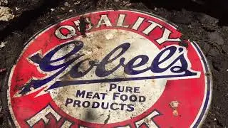Landfill Exploration 45! My first porcelain sign!!! (Bottle digging)