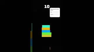 Who can beat my high score? #tower #stacking #games #filter #fun