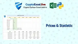 Live Crypto Prices & Statistics in Excel