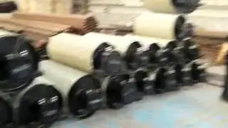 Drive pulley, tail pulley, bend pulley, take-up bend pulley.