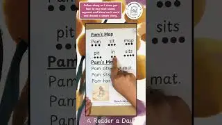 A Reader A Day #4   Pam's Map - Decodable Reader