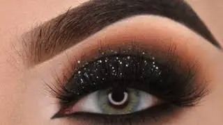 🖤 Bold & Beautiful Black SmokeyEye Makeup Tutorial #boldmakeup #softglamlook #makeuptutorialwithAkku