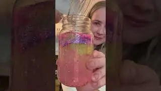 POV: making a ✨glitter jar ✨gift - meditation jar #calming #sensory #diy #glitter #gift #howtomake