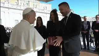 Ministar Dukaj na audijenciji kod pape Lava XIV, video MJU