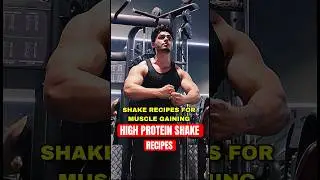 HIGH PROTEIN SHAKE FOR MUSCLE GAINING ✅ 💯 RECIPE #shortsfeed #shortsvideo #shakerecipe
