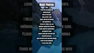 Night Prayer #prayer #prayers #god #faith #godisgood #motivation #inspiration