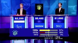 Watson owned on Jeopardy