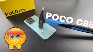 Poco C85 4G Screen Scratch Test 🔨 POCO C85 Front Glass Durability Test 🛠️