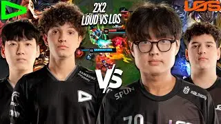 LOUD XYNO e LOUD YOUNGJAE vs LOS FEISTY e LOS DUDUHH - DUELO de CBLOL 2026