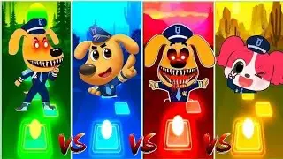 Sheriff Labrador 🆚 Police Officer 🆚 Sheriff Labrador 💤 tiles hop EDM Rush