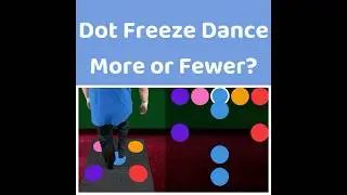 Christmas themed freeze dance brain break to practice more or fewer in Math