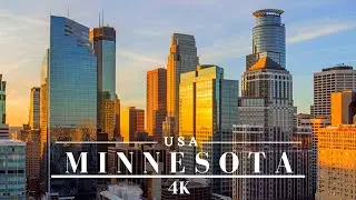 Minnesota 🇺🇸 Minneapolis 4k Drone