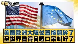 美國歐洲大陣仗直接開幹了 全世界看得目瞪口呆叫好了【#金臨天下 X #新聞大白話】20260118-5｜#介文汲 #謝寒冰 #胡文琦