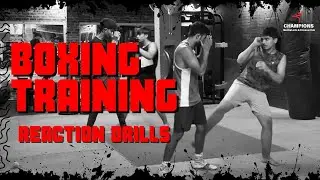 Advanced Boxing Training: Reaction Drills & High Kick Combos  | Champions Martial Arts Academy