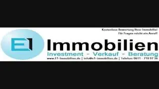 Kaufen Sie bei uns! -  E1 Immobilien - Einfach die Nr  1 - Radio Metropol FM - Tel.: 0611 / 7109736