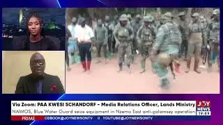 #NoToGalamsey: NAIMOS, Blue Water Guard seize equipment in Nzema East anti-galamsey operation.