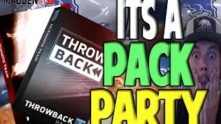 IT'S A PACK PARTY!! FLASHBACKS, QUICKSELLS, & THROWBACKS| MADDEN 16 ULTIMATE TEAM PACK OPENING