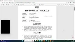 Ashwell v Vin-X Limited Tribunal Collusion
