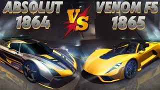 Jesko Absolut vs Venom F5 Side By Side Alps || Asphalt 8 || The Result will Shock you 😱👍