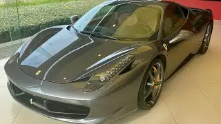 Ferrari 458 italia in Grigio Silverstone | Walkaround