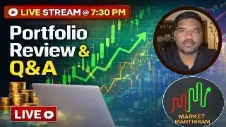 Live Stock Market Tamil | Market Analysis | Portfolio Review