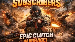 INSANE CS2 CLUTCH ON MIRAGE! 😱🔥