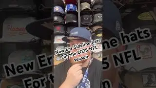 New Era Sideline hats for the 2025 season #nfl #lids #newera #football #shorts