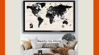 Personalized Push Pin Travel Maps - Canvas Art Bay