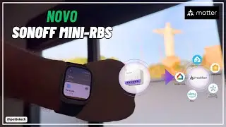 NOVO SONOFF MATTER MINI RBS - AUTOMATIZE CORTINAS, PERSIANAS, JANELAS ALEXA SMARTTHINGS HOMEKIT ETC