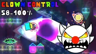 Clown control 58-100% (First Extreme demon progress)