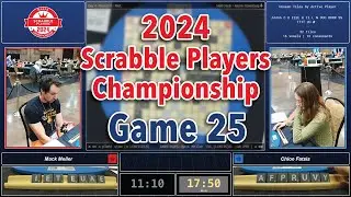2024 Scrabble Players Championship - Game 25 - Mack Meller vs. Chloe Fatsis (NWL)