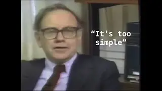 Why don't more people invest like Buffett?
