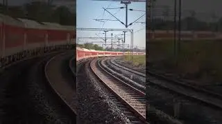 #beautiful train curve#Indian railway