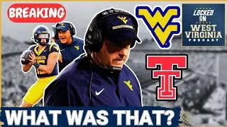 West Virginia BENCHES Scotty Fox as Texas Tech DESTROYS WVU.