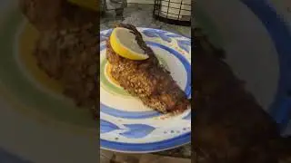 Sea Bass Catch n Cook! #fyp #fishing #catchncook #seabass