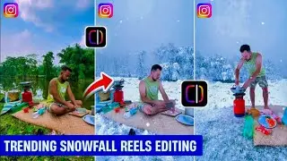 Baraf Wala Video Kaise Banaye | Instagram Snow Fall Filter | Instagram Snowfall Video Editing