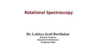 Rotational spectroscopy