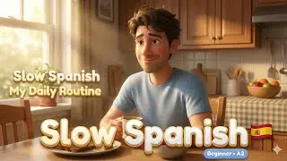 My Daily Routine Slow Spanish Listening Practice for Beginners (A1-A2)Daily Spanish Dialogues 