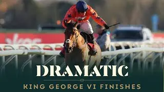 4 DRAMATIC KING GEORGE CHASES INCLUDING CUE CARD AND