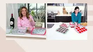 Henning Lee Look & Cook Silicone 12-Cup Muffin Pan on QVC