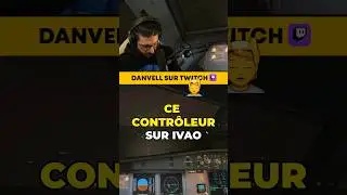 Une p&eacute;pite ce contr&ocirc;leur #ivao #atc ##flightsimulator #aviation #pilote
