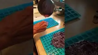 Pouring hard candy
