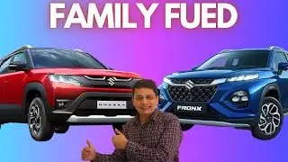 Maruti Suzuki Brezza vs Fronx -  Comparison review I Family feud