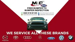 FREE BUMPER TO BUMPER INSPECTION   WE SERVICE ALL THESE BRANDS
