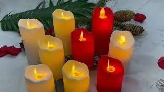 moving wick LED candle