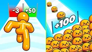 Unbelievable mobile game merges: Tall man run🆚Food Run New Update! GAMEPLAY 
