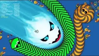 Worms zone io Big food High Score+5000000 Worms zone unlimited killed Tiger Gamer Rock.. 