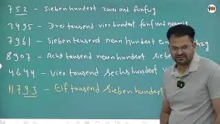 Die Zahlen ab 100 | Ordinal Counting in German | Learn German with Ashok Kataria
